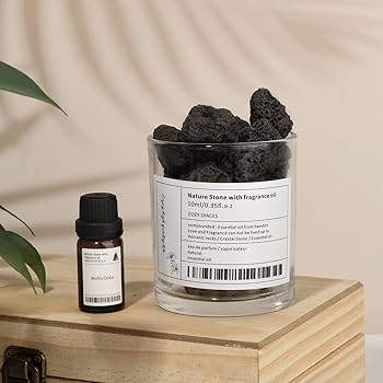 Amazon.co.jp: アロマセット【溶岩石200g+シダーウッド精油10ml+